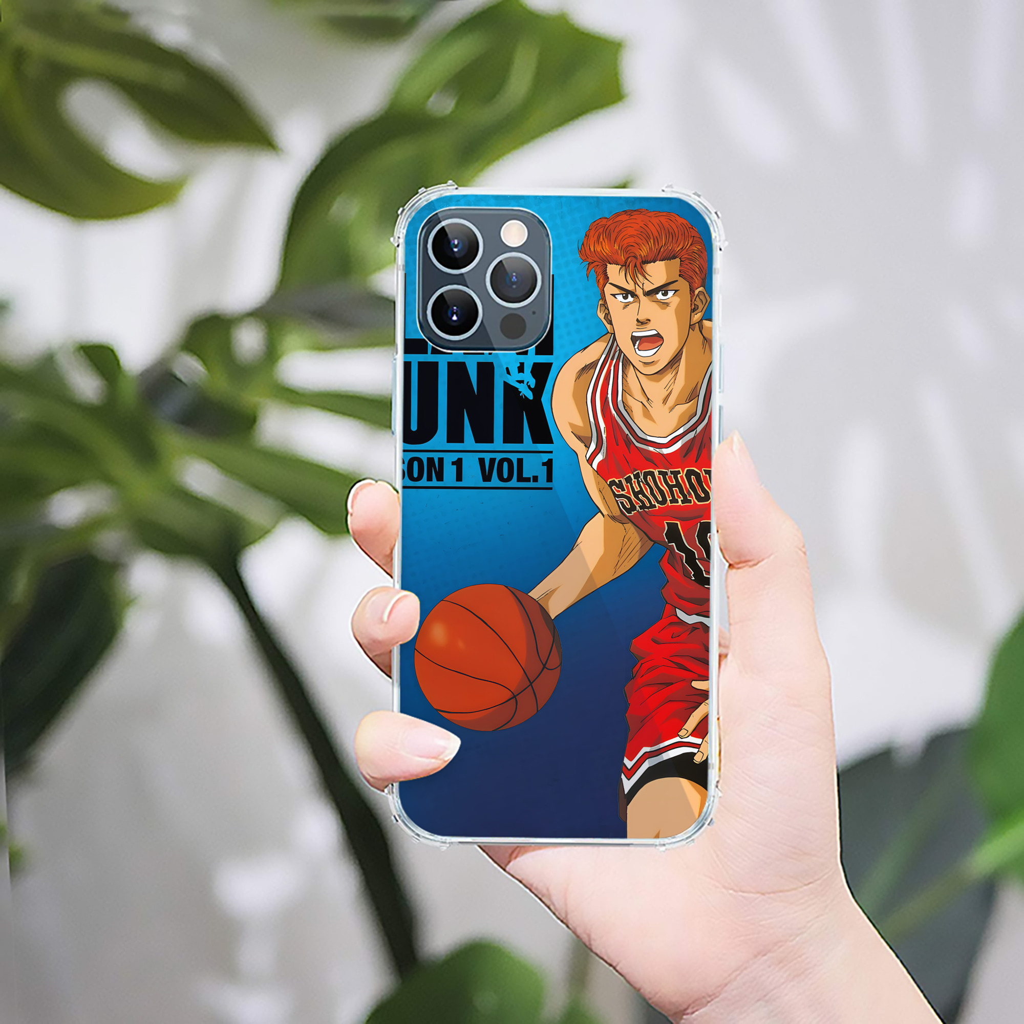 （画像用） SLAM DUNK／スラムダンク 【iPhone 12シリーズ対応】透明スマホケース（クリアソフトケース）